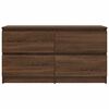 vidaXL TV Cabinet Brown Oak Engineered Wood 39.4x13.8x21.3 in TV Cabinet
