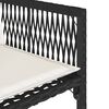 vidaXL Garden Dining Set Black, Brown, Cream White