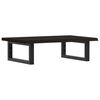 vidaXL Basin Shelf Wall Mounted Steel and Solid Wood Oak