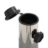 vidaXL Umbrella Base Black Granite, Stainless Steel Standard