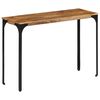 vidaXL Console Table Brown Solid Mango Wood, Iron Medium Durable
