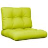vidaXL Pallet Cushion Bright Green 100% Polyester Medium