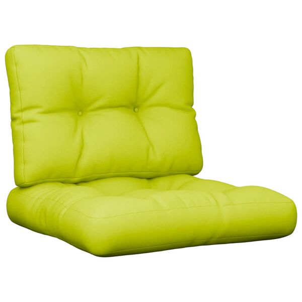 vidaXL Pallet Cushion Bright Green 100% Polyester Medium
