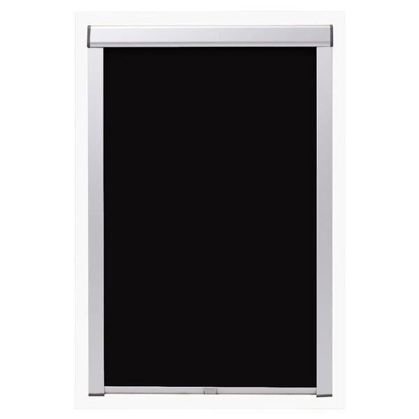 vidaXL Blind Black Polyester, Aluminum Velux size code: US08