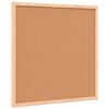 vidaXL Cork Board with Solid Pine Wood Frame 15.7x15.7"