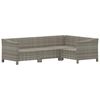 vidaXL Garden Lounge Set Grey