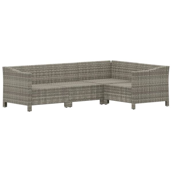 vidaXL Garden Lounge Set Grey