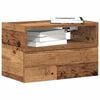 vidaXL Wall-mounted Bedside Cabinet Old wood Engineered wood Compact