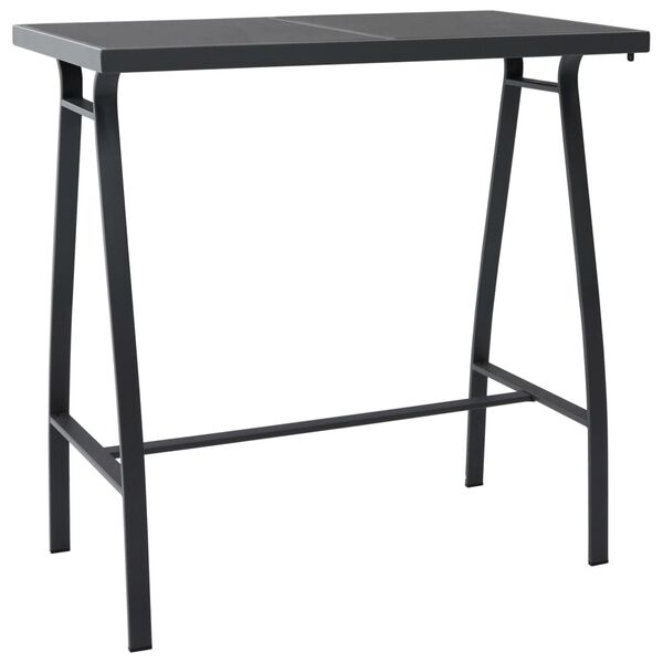 vidaXL Garden Bar Set Black, Dark Gray, Light Gray