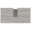 vidaXL Bathroom Cabinet Grey Sonoma Engineered Wood Compact