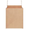 vidaXL Paper Bags 250 pcs with Handles Brown 32x22x24 cm