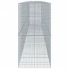 vidaXL Gabion Basket Silver Galvanized Iron Large Durable