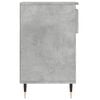 vidaXL Shoe Cabinet Concrete Grey 40.2x14.2x23.6" Engineered Wood