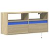 vidaXL TV Wall Cabinet Sonoma Oak Engineered Wood 39.4 in length