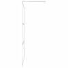 vidaXL Walk-in Shower Wall with Clear ESG Glass 39.4"x76.8"