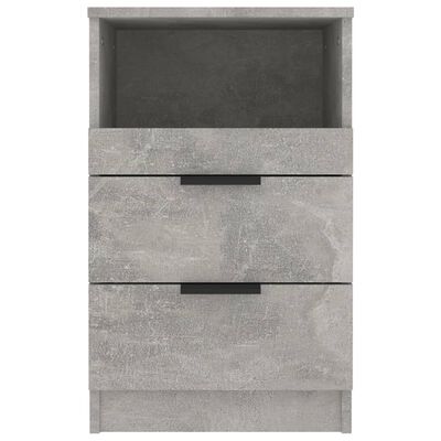 vidaXL Side Cabinets 2 pcs Concrete Gray Engineered Wood