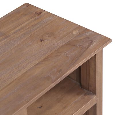 vidaXL Highboard 23.6"x11.8"x39.4" Solid Teak Wood
