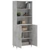 vidaXL Highboard Concrete Grey Engineered Wood Medium Highboard