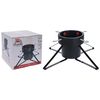 Ambiance Christmas Tree Stand Black Polypropylene, Metal