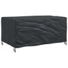 vidaXL Outdoor Furniture Cover Black 67.7" x 44.5" x 28.7" 600D