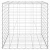 vidaXL Gabion Raised Bed Silver Steel wire 23.6 in