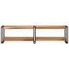 vidaXL TV Stand 63"x11.8"x15.7" Solid Wood Acacia