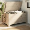 vidaXL Storage Box Natural Wood Solid Pine Wood Storage Box Rectangular
