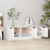 vidaXL TV Cabinet White Engineered Wood Standard Adjustable Armrests