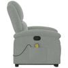 vidaXL Stand Up Massage Recliner Chair Light Gray