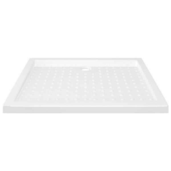 vidaXL Shower Base Tray with Dots White 35.4"x27.6"x1.6" ABS