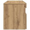 vidaXL TV Cabinet Artisan Oak Engineered Wood 47.2x13.8x15.7 in