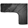 vidaXL Garden Furniture Cover Set of 2 Black Polyethylene, Aluminum