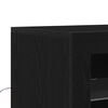 vidaXL Side Cabinet Black oak 41 x 37 x 67 cm Engineered wood