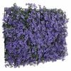 vidaXL Artificial Leaf Fence Set of 24 Purple Polyethylene Medium