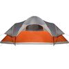 vidaXL Family Tent Dome 9-Person Orange Waterproof