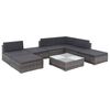 vidaXL Sofa Set Grey and Dark Grey