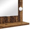 vidaXL Vanity Mirror with Mirror Old Wood 39.37 x 17.72 x 7.09 in