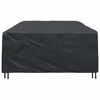 vidaXL Furniture Cover Plain Black 124.02 x 70.87 x 29.13 in 210D