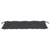 vidaXL Bench Grey, Anthracite Solid eucalyptus wood, 100% polyester fabric