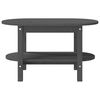 vidaXL Coffee Table Grey Solid Pine Wood Medium Coffee Table