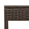 vidaXL Sun Lounger Set of 2 Brown PE rattan Large