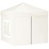 vidaXL Party Tent Cream 210D oxford fabric Regular size for a party tent
