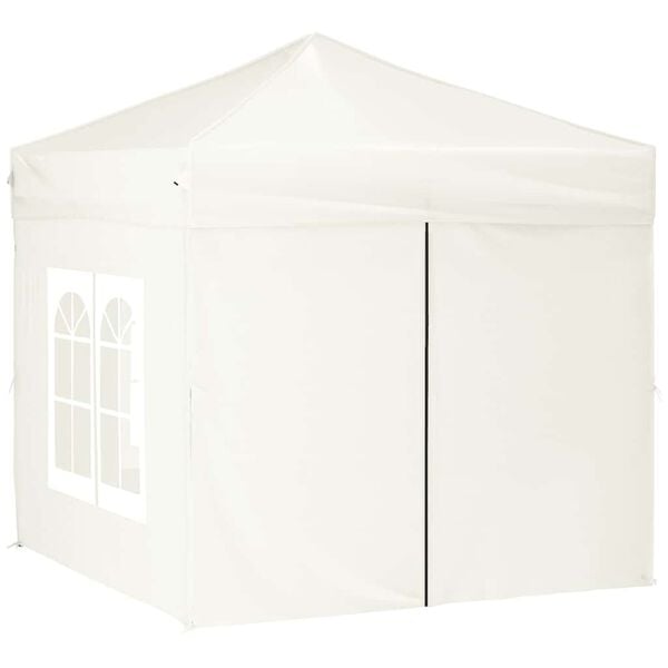 vidaXL Party Tent Cream 210D oxford fabric Regular size for a party tent