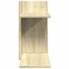 vidaXL Desk Organiser Sonoma Oak 16.5x8.5x16.5" Engineered wood