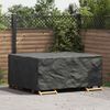 vidaXL Furniture Cover Plain Black 78.74 x 59.06 x 33.46 in 600D