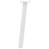 vidaXL Coffee Table Leg White Powder-coated steel Standard Durable