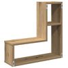 vidaXL Wall Cube Shelf Set of 2 Artisan Oak Engineered Wood