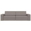 vidaXL Sofa Bed Taupe 96.46 x 30.71 x 30.31 in Velvet