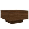 vidaXL Coffee Table Brown Oak Engineered Wood 21.7 in x 21.7 in x 12.2 in