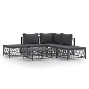 vidaXL Garden Lounge Set Anthracite